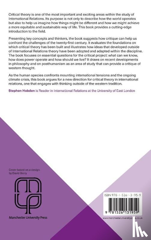 Hobden, Stephen - Critical Theory and International Relations