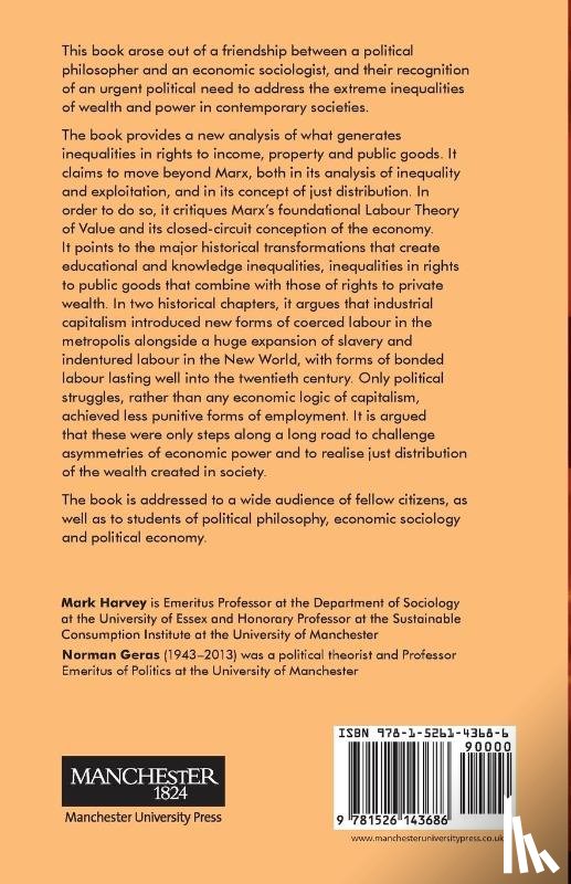 Harvey, Mark, Geras, Norman - Inequality and Democratic Egalitarianism