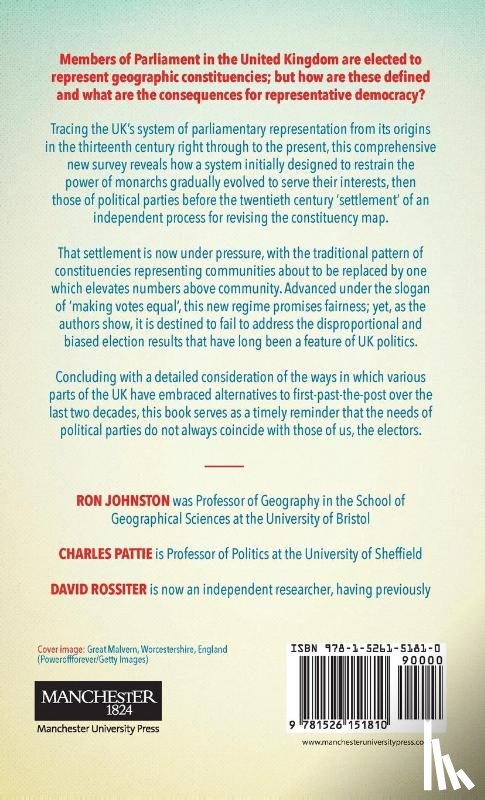 Johnston, Ron, Pattie, Charles, Rossiter, David - Representative Democracy?