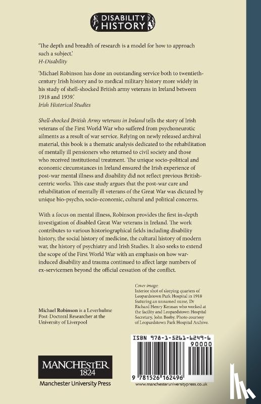 Robinson, Michael - Shell-Shocked British Army Veterans in Ireland, 1918-39