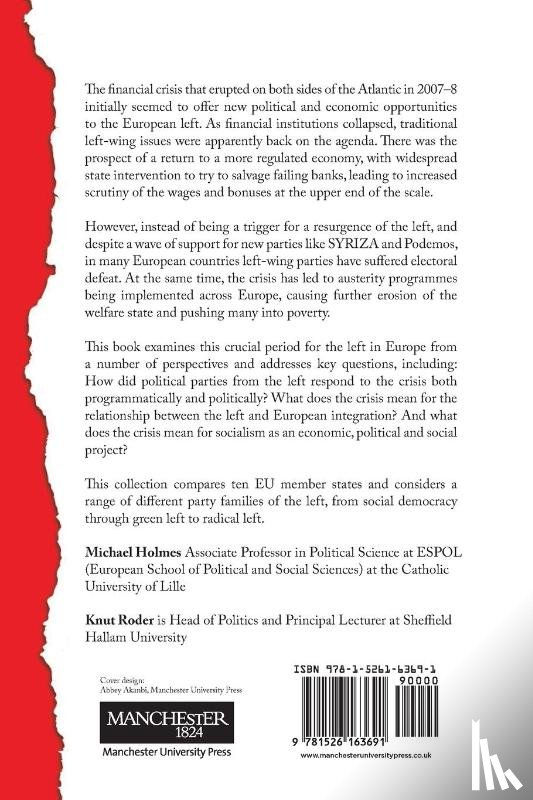  - The European Left and the Financial Crisis