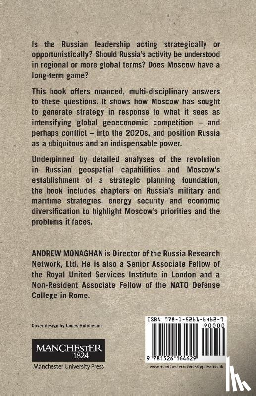Monaghan, Andrew - Russian Grand Strategy in the Era of Global Power Competition