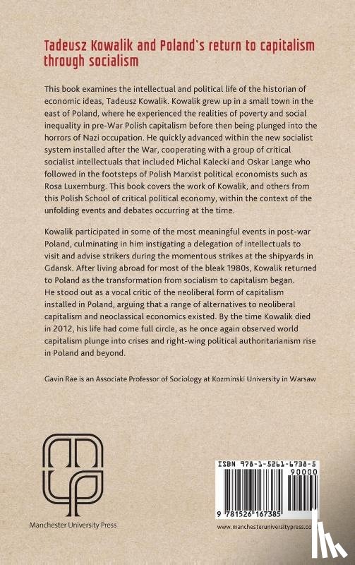 Rae, Gavin - Tadeusz Kowalik and Poland's Return to Capitalism Through Socialism