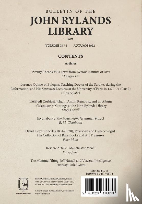  - Bulletin of the John Rylands Library 98/2