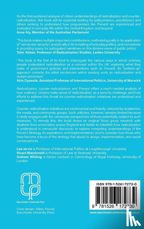 Jarvis, Lee, Whiting, Andrew, Macdonald, Stuart - Radicalisation, Counter-Radicalisation, and Prevent