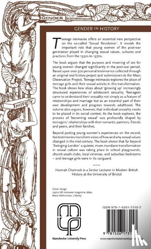 Charnock, Hannah - Teenage Intimacies