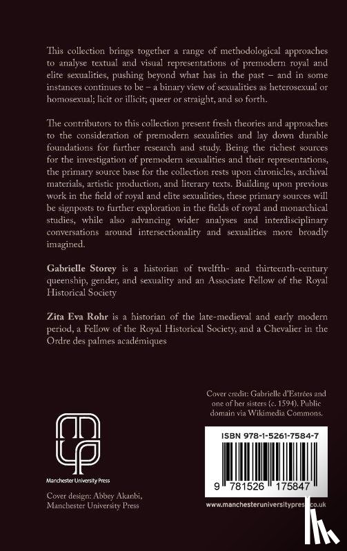  - Premodern Ruling Sexualities