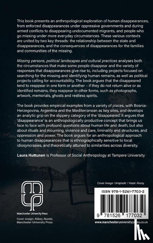 Huttunen, Laura - Missing Persons, Political Landscapes and Cultural Practices