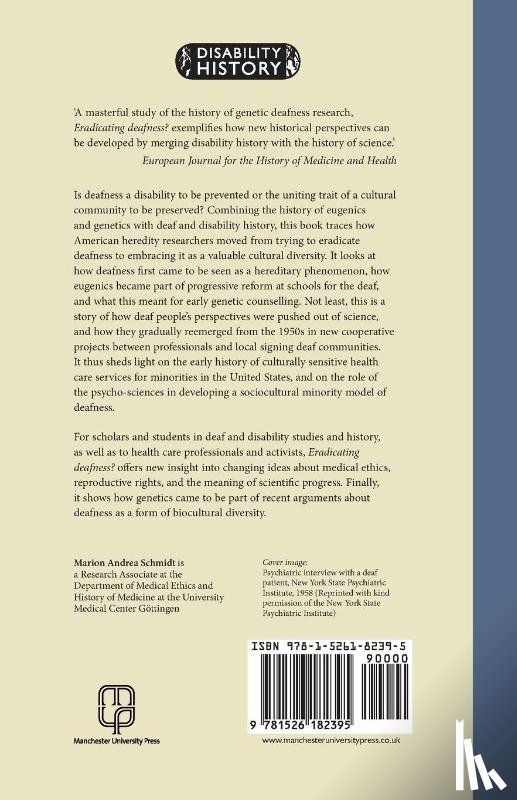 Schmidt, Marion Andrea - Eradicating Deafness?