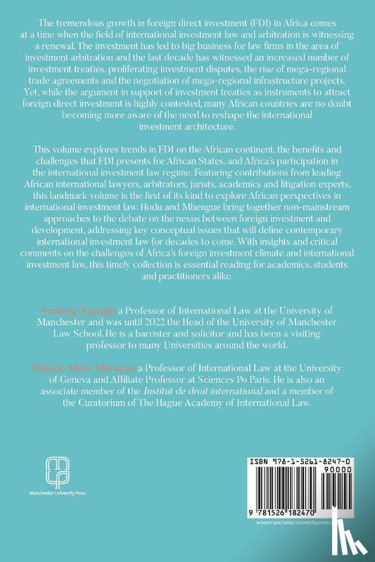  - African Perspectives in International Investment Law