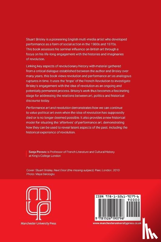 Perovic, Sanja - Performance Art and Revolution