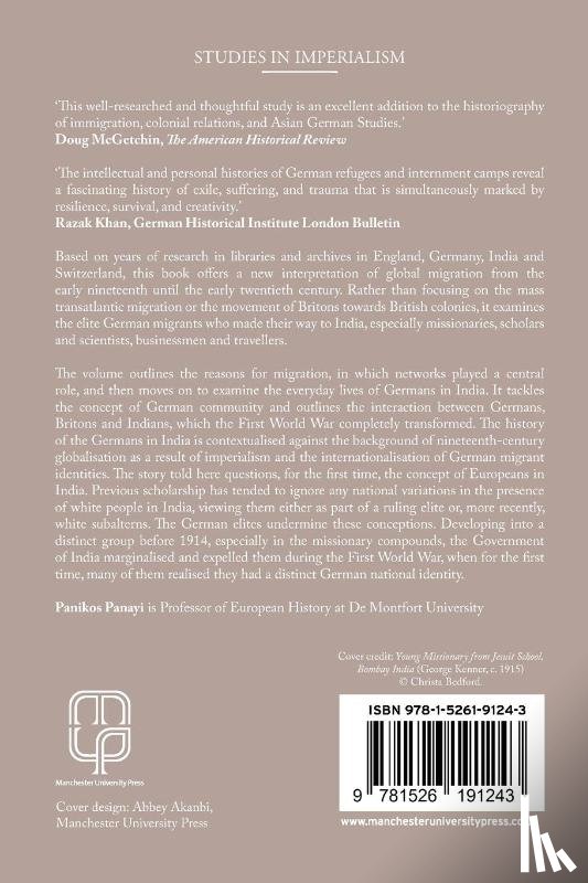 Panayi, Panikos - The Germans in India