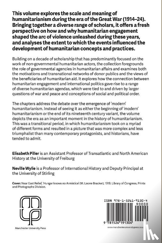  - Humanitarianism and the Greater War, 1914–24
