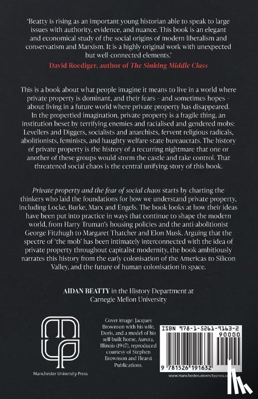 Beatty, Aidan - Private Property and the Fear of Social Chaos