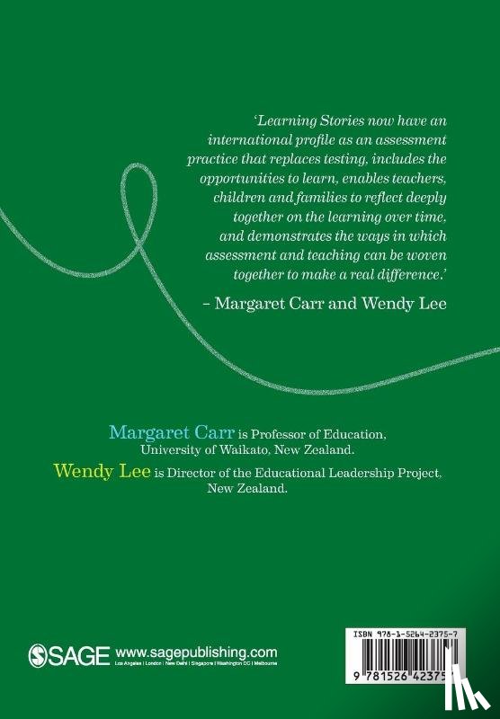 Carr, Margaret (Waikato University, Lee, Wendy (Director of the Educational Leadership Project - Learning Stories in Practice