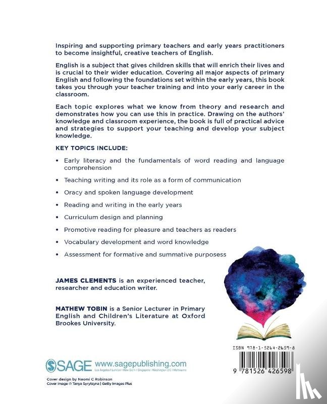 Clements, James (Independent English adviser, Tobin, Mathew (Oxford Brookes University - Understanding and Teaching Primary English