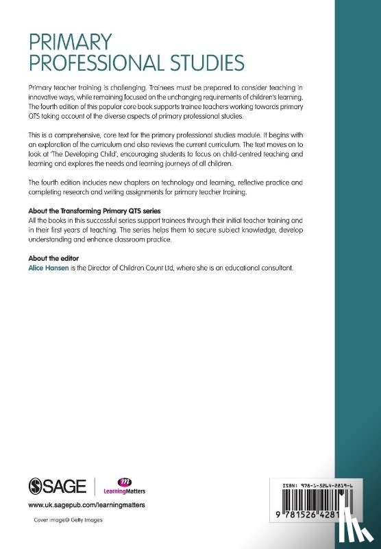 - Primary Professional Studies