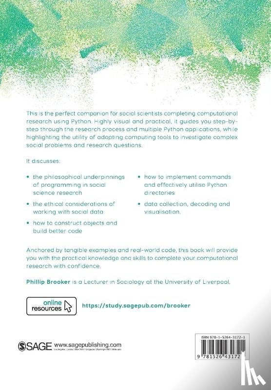 Brooker, Phillip (University of Liverpool - Programming with Python for Social Scientists