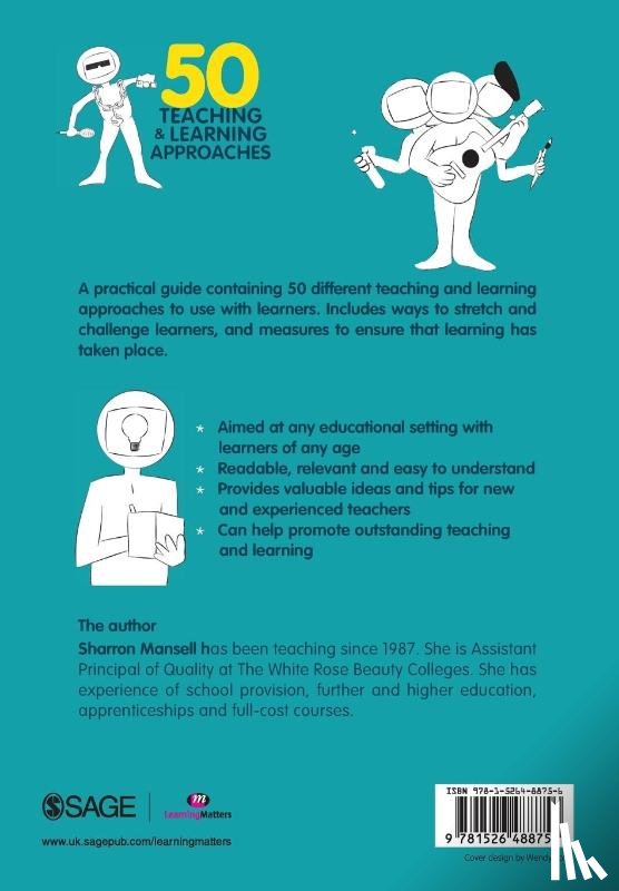 Mansell, Sharron, Gravells, Ann, Hampel, Andrew - 50 Teaching and Learning Approaches
