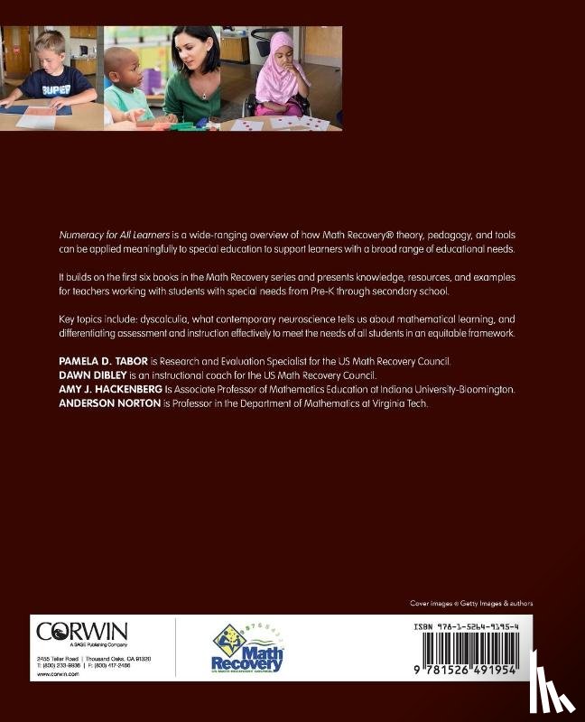 Tabor, Pamela D, Dibley, Dawn, Hackenberg, Amy J, Norton, Anderson - Numeracy for All Learners