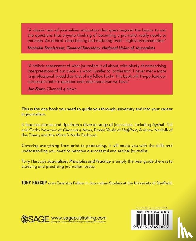 Harcup, Tony - Journalism