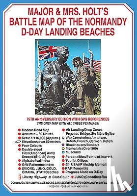 Holt, Tonie, Holt, Valmai - Major & Mrs Holt's Battle Map of The Normandy D-Day Landing Beaches (Map)