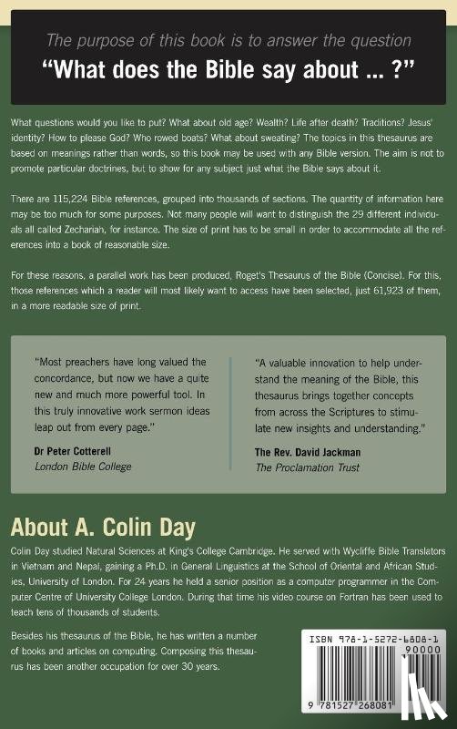 Day, A Colin - Roget's Thesaurus of the Bible (Full)