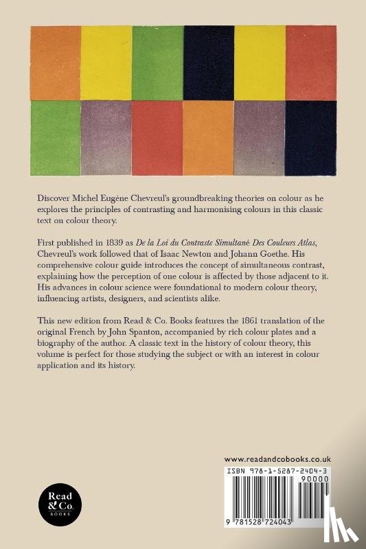 Chevreul, Michel Eugène - Chevreul on the Laws of Contrast of Colour