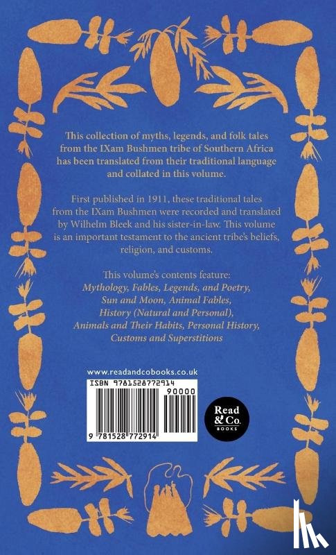 Bleek, Wilhelm, Lloyd, Lucy - Specimens of Bushman Folklore