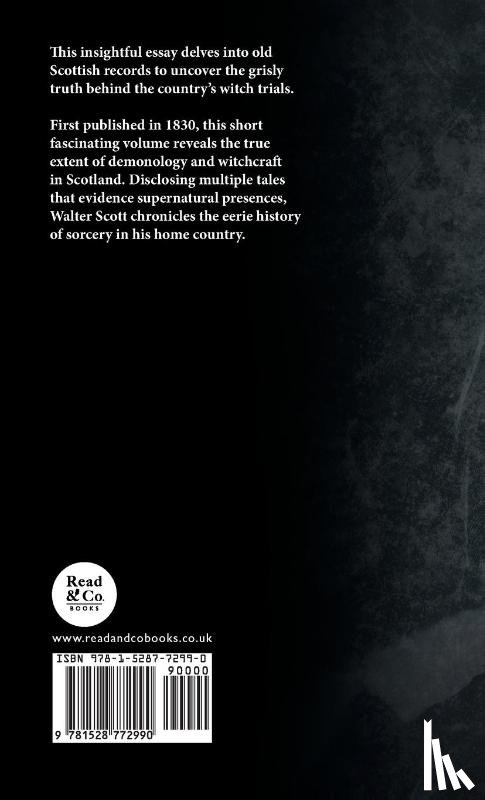 Scott, Walter - Scottish Demonology and Witchcraft (Folklore History Series)