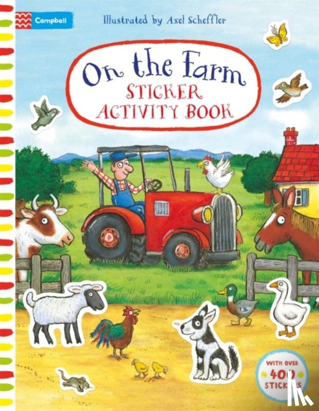 Books, Campbell - On The Farm Sticker Activity Book