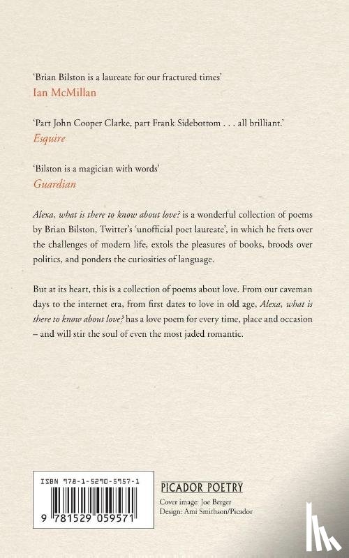 Bilston, Brian - Alexa, What Is There to Know About Love?