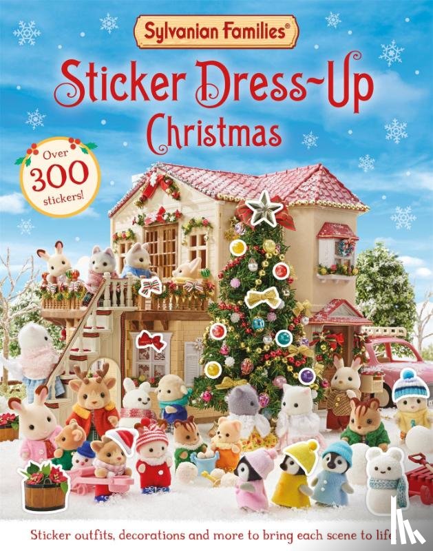 Books, Macmillan Children's - Sylvanian Families: Sticker Dress-Up Christmas Book