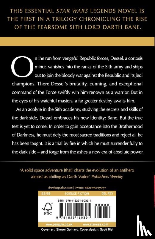 Karpyshyn, Drew - Star Wars: Darth Bane - Path of Destruction