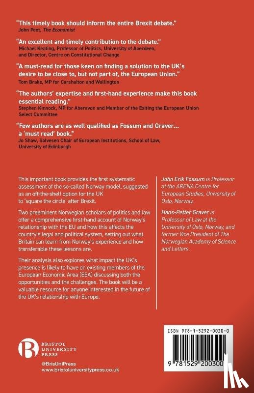Fossum, John Erik, Graver, Hans Petter - Squaring the Circle on Brexit