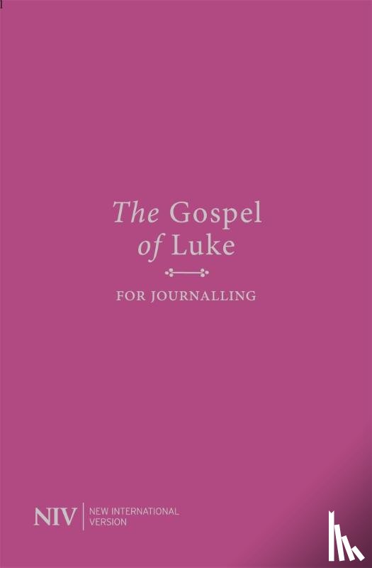 Version, New International - NIV Gospel of Luke for Journalling