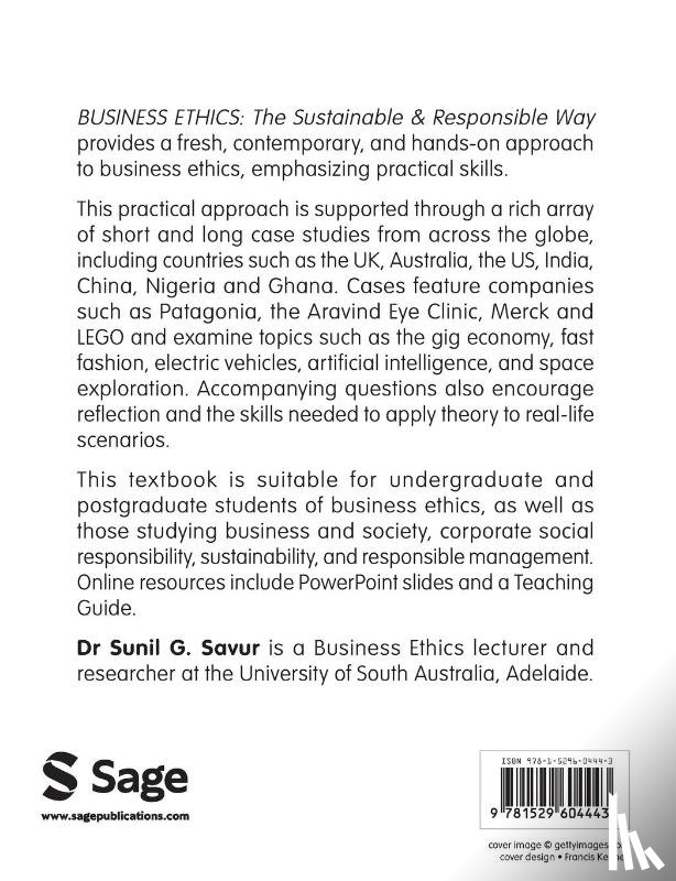 Savur, Sunil G - Business Ethics