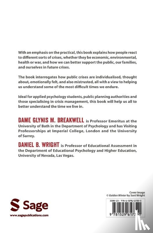 Breakwell, Glynis M., Wright, Daniel B. - Public Crises and Personal Threat