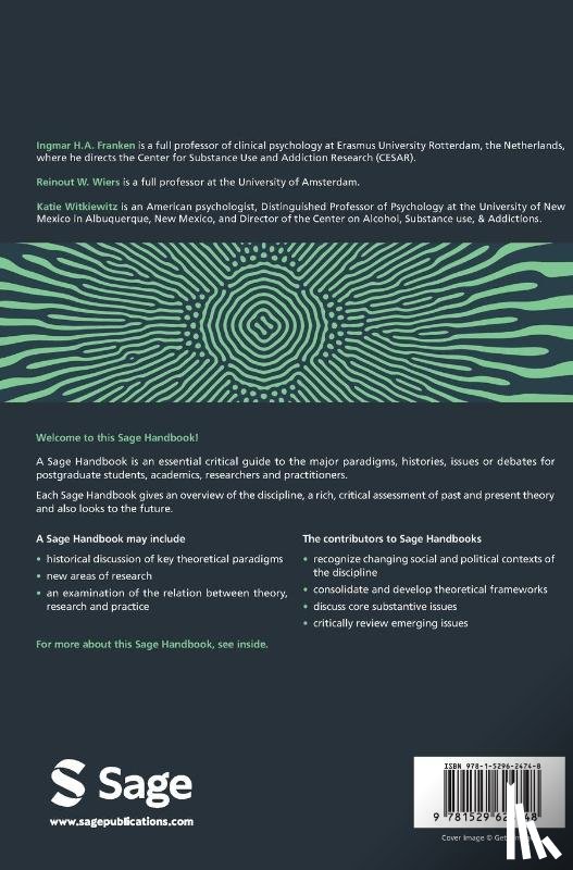  - The Sage Handbook of Addiction Psychology