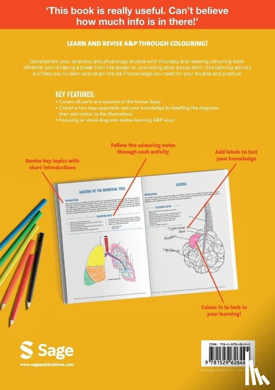 Cook, Neal, Shepherd, Andrea - The Nurse's Anatomy and Physiology Colouring Book