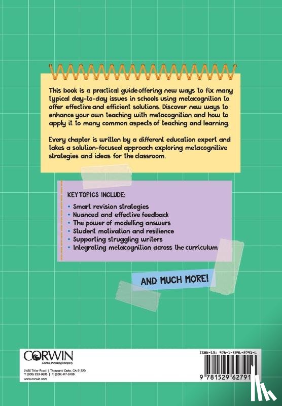  - Teaching Hacks: Fixing Everyday Classroom Issues with Metacognition