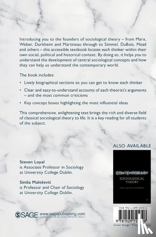 Loyal, Steven, Malesevic, Sinisa - Classical Sociological Theory