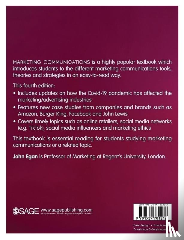 Egan, John - Marketing Communications