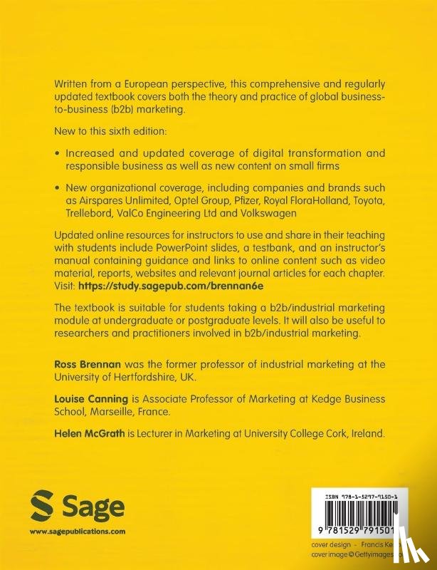 Brennan, Ross, Canning, Louise, McGrath, Helen - Business-to-Business Marketing