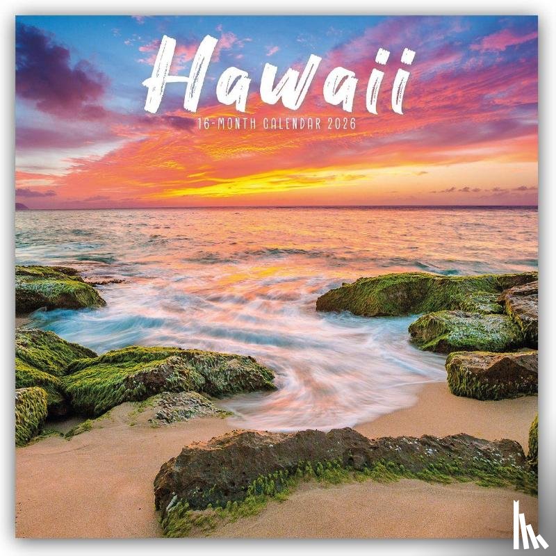 Carousel Calendar - Hawaii Square Wall Sunday Start Calendar