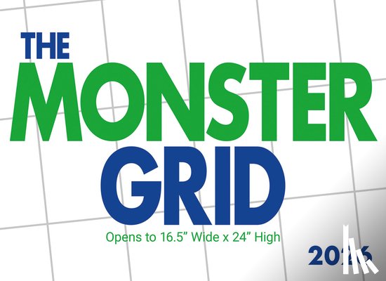 Carousel Worldwide - Monster Grid Sunday Start Wall Calendar