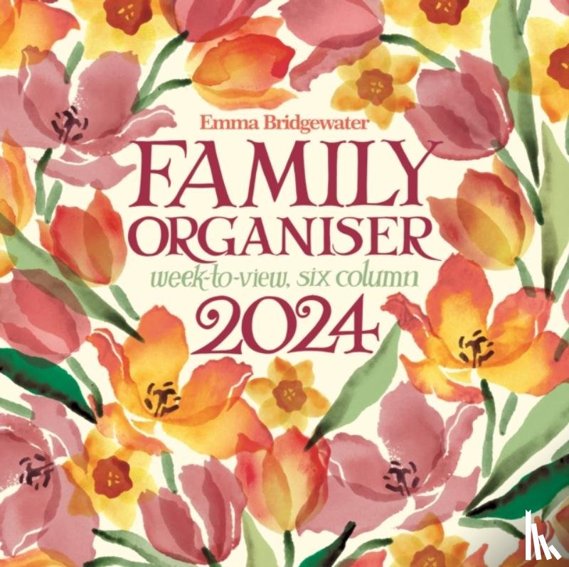  - Emma Bridgewater Golden Tulips Week-to-View Planner Wall Calendar 2024