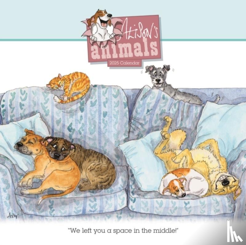 Calendars, Carousel - Alison's Animals Wiro Wall Calendar 2025
