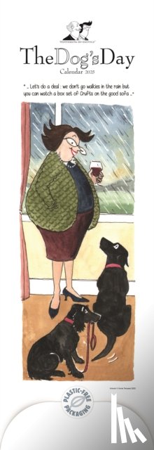 Calendars, Carousel - Tottering By Gently, Dog's Day Slim Calendar 2025