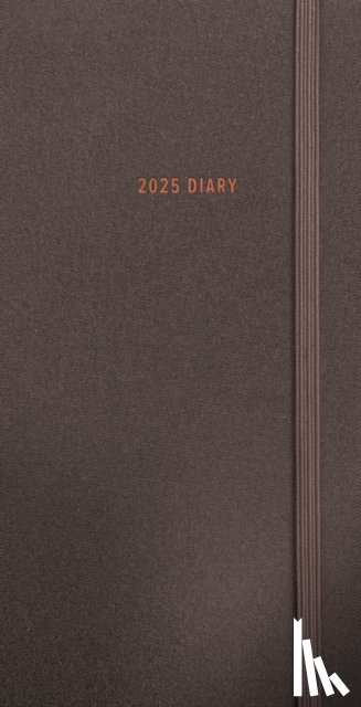 Calendars, Carousel - Charcoal Deluxe Slim Diary 2025